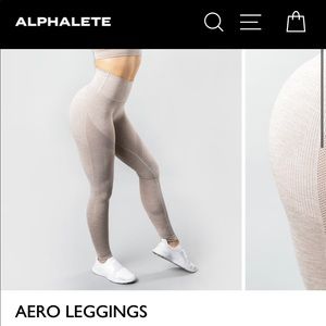 Size M nude “aero” leggings by Alphalete